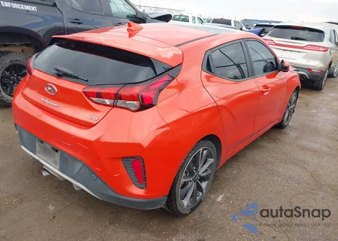 2020 Hyundai Veloster 2.0 Premium из США, поврежденный, VIN KMHTG6AF1LU021222